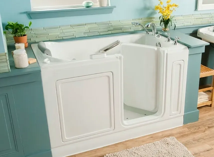 Walk-in Tub Installation - accessibility project by Custom Bath and Tile in Elgin